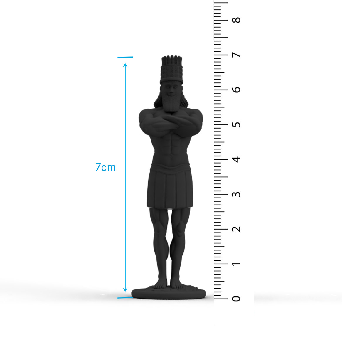 Standbild König Nebukadnezar Mini Set 7cm – Bild 2